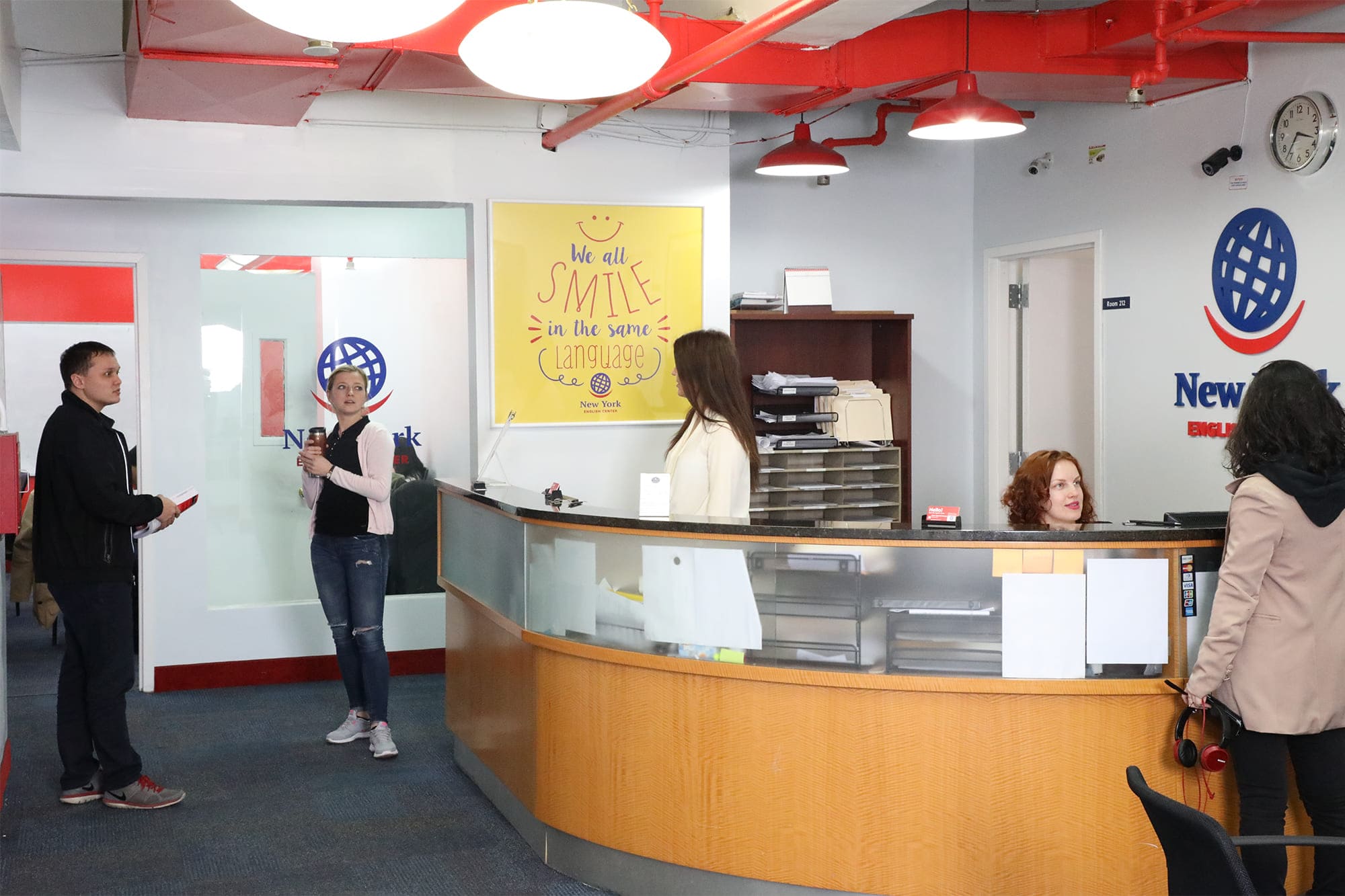 Reception area New York English Center